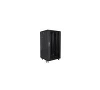 Lanberg Armoire Rack 22U 600X600 AUTOENSAMBLADE jusqu`à 60 kg Noir - FF01-6622-12B