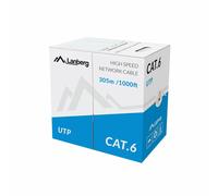 Lanberg Câble Ethernet LCF6-11CU-0305-S Cat6 F/UTP (FTP) Gris 305 m