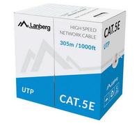 lanberg bobine de cable reseau cat 5e utp cca 305 m