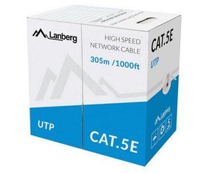 lanberg bobine de cable reseau cat 5e utp cca 305 m