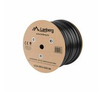 Lanberg LCU6-30CU-0305-BK câble de réseau Noir 305 m Cat6 U/UTP (UTP)