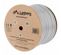 Lanberg BOILE Cat.7 SFTP 305M Solid CU LSZH CPR + Fluke a passé Gris