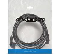 Lanberg CA-C13C-11CC-0050-BK Câble d'alimentation Noir 5 m Coupleur C13 CEE7/7 (CA-C13C-11CC-0050-BK)