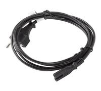 Lanberg CA-C7CA-11CC-0030-BK câble électrique Noir 3 m CEE7/16 Coupleur C7