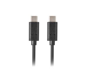 Lanberg CA-CMCM-10CU-0005-BK câble USB USB 2.0 0,5 m USB C Noir