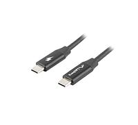 Lanberg Câble USB CA-CMCM-40CU-0018-BK 1,8 m USB 2.0 USB C Noir