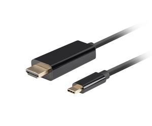 Lanberg CA-CMHD-10CU-0005-BK câble vidéo et adaptateur 0,5 m USB Type-C HDMI Noir