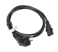 lanberg CA de c13 C 10cc 0018 -BK Câble d'alimentation CEE 7/7 Shuko mâle vers IEC 320 C13 Femelle Noir 1,8 m