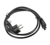 lanberg CA de c5ca-11cc 0018 BK CEE 7/7 Prise Schuko vers IEC 320 C5 Femelle Câble d'alimentation Ordinateur Portable VDE, Noir 1,8 m