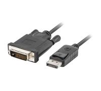 Lanberg CA-DPDV-10CU-0010-BK câble vidéo et adaptateur 1 m DisplayPort DVI-D Noir