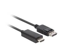 Lanberg CA-DPHD-11CC-0050-BK changeur de genre de câble DisplayPort HDMI Noir