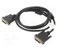 Lanberg Câble DVI‑D CA‑DVIS‑10CC‑0018‑BK 1,8 m mâle‑mâle Noir