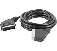 Lanberg CA-EUEU-10CC-0018-BK Câble Péritel 1,8 m Péritel (21 broches) Noir (CA-EUEU-10CC-0018-BK)