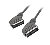 lanberg CA-EUEU-10CC-0018-BK Câble péritel Audio vidéo Noir 1,8 m