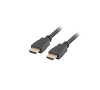 Lanberg CA-HDMI-11CC-0010-BK Câble HDMI 1m HDMI Type A Mâle/Mâle Version 1.4 3D 2160p 10.2 Gbit/s ARC Ethernet HDMI Noir