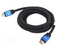CABLE HDMI LANBERG MACHO/MACHO V2.0 CU 4K PREMIUM 3M NEGRO