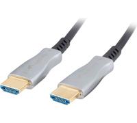 Lanberg CA-HDMI-20FB-0100-BK LANBERG HDMI M/M V2.0 CABLE 10M SCHWARZ OPTISCH AOC
