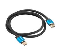 Lanberg CA-HDMI-P20CU-0010-BK câble HDMI 1 m HDMI Type A (Standard) Noir et Bleu