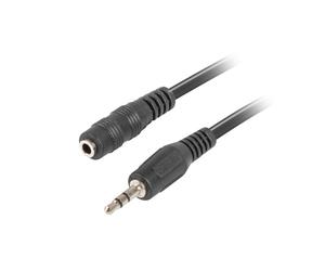 Lanberg CA-MJFJ-10CC-0015-BK câble audio 1,5 m 3,5mm Noir