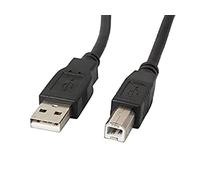 Lanberg CA-USBA-11CC-0050-BK câble USB 5 m USB 2.0 USB B Noir