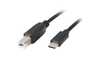Lanberg CA-USBA-13CC-0018-BK câble USB USB 2.0 1,8 m USB B USB C Noir