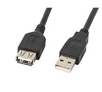Lanberg CA-USBE-10CC-0050-BK câble USB 5 m USB 2.0 USB A Noir