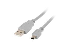 Lanberg CA-USBK-10CC-0018-S câble USB USB 2.0 1,8 m Mini-USB A USB A Gris