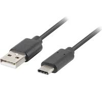Lanberg CA-USBO-10CU-0005-BK Câble USB 0,5 m 2.0 USB A USB C Noir (CA-USBO-10CU-0005-BK)