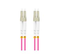 FO-LULU-MD41-0050-VT Câble patch fibre optique OM4 LC/UPC, recto-verso 5m LSZ...
