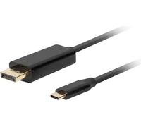 Lanberg Câble adaptateur USB-C(M) - Displayport(M) 3m 4K 60Hz noir