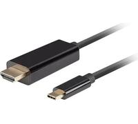 Lanberg Câble adaptateur USB-C(M) - HDMI(M) 0,5m 4K 60Hz noir