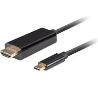 Lanberg Câble adaptateur USB-C(M) - HDMI(M) 1m 4K 60Hz noir