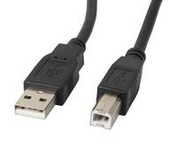lanberg cable ca usba 10cc 0050 bk usb a to usb b m m 5 m