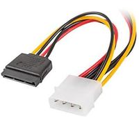 Lanberg câble d'alimentation molex mâle vers 2x sata femelle 15 cm