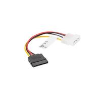 Lanberg câble d'alimentation molex mâle vers sata femelle 15 cm
