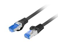 LANBERG Cable DE Red Cat.6A FTP 2M Black