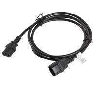 LANBERG Câble d'extension de l'alimentation électrique 1,8 mètres CA-C13E-11CC-0018-BK Connecteurs IEC320 C13 / IEC320 C14