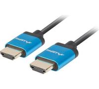 Lanberg Câble HDMI M/M V2.0 4K 1m, fin