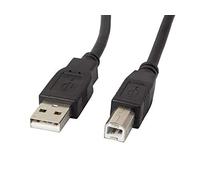 LANBERG Câble d'imprimante USB mâle vers USB mâle avec FERRITE Noir 0-5 M
