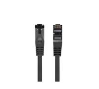 Lanberg Câble patch CAT.8.1 S/FTP LSZH CU certifié Fluke Noir 2 m