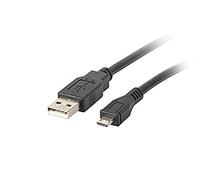 lanberg Câble USB 2.0 Mâle/Micro USB mâle 1 m Noir