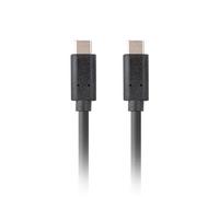Lanberg Câble USB-C 3.1 GEN 2 Mâle/Mâle 10 Go/s 100W 1,8 m Noir