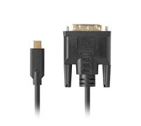 LANBERG Câble USB-C vers DVI-D (24+1) MALE/MÂLE 3.0M NOIR