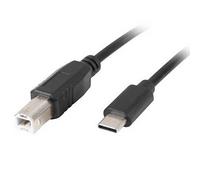 Lanberg CA-USBA-13CC-0030-BK câble USB USB 2.0 3 m USB B USB C Noir