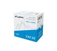 Lanberg Câble réseau rigide UTP LCU5-10CC-0305-Y 6ème catégorie 305 m Jaune