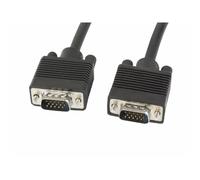 Lanberg Câble VGA mâle-mâle CA-VGAC-10CC-0018-B blindé avec ferrite 1,8 m noir