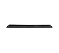 Lanberg Panneau d'obturation Rack AKP-1401-B 1U 19" ignifuge noir, corps plastique