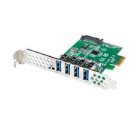 LANBERG Carte PCI Express X1 à 4X USB-A 3.1 GEN1 Profil Bas