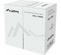 Lanberg cat 5e UTP cable 305m CU wire grey fluke passed