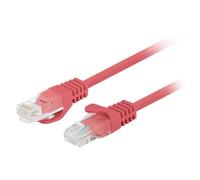 Lanberg PCU6-20CC-0100-R câble de réseau Rouge 1 m Cat6 U/UTP (UTP)